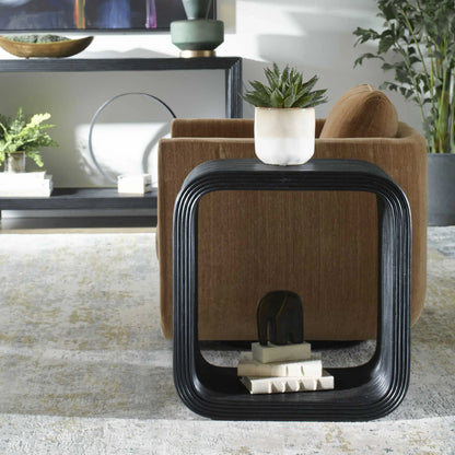 Rattan Side Table