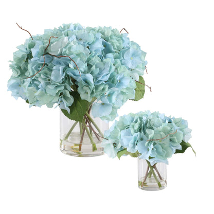 Blooms In Glass Vases Set/2