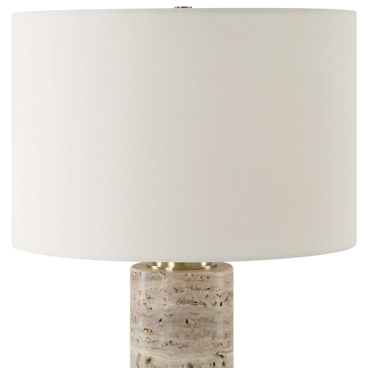 Travertine Table Lamp