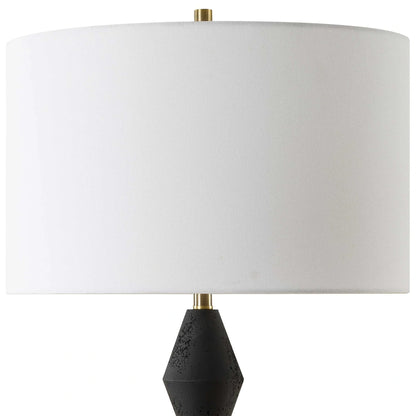 Black Stone Table Lamp