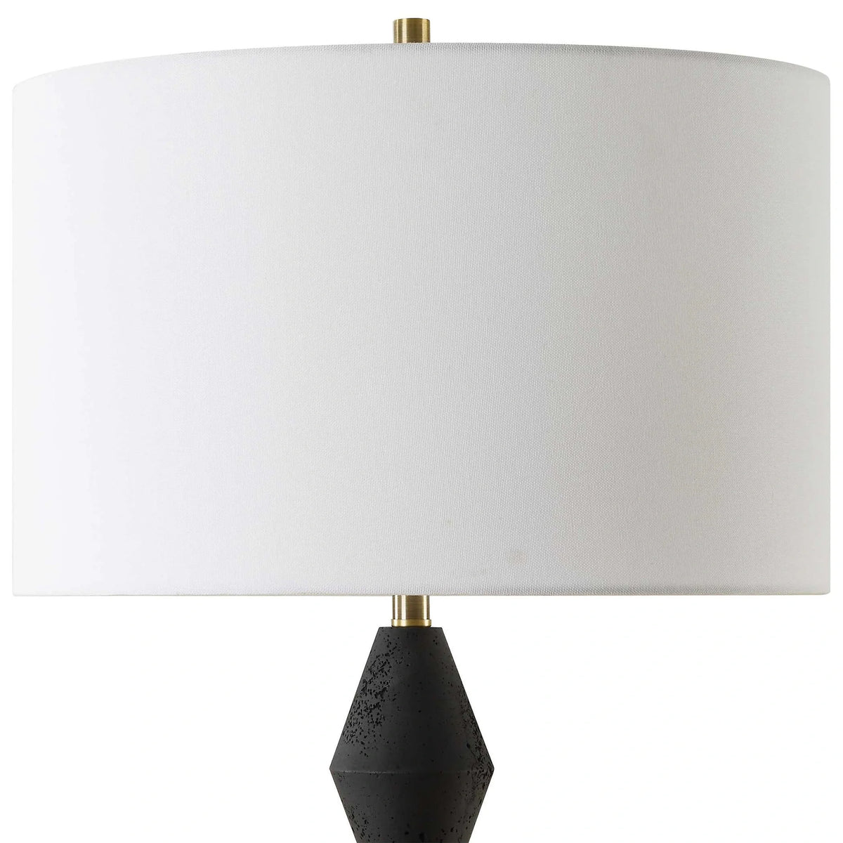 Black Stone Table Lamp