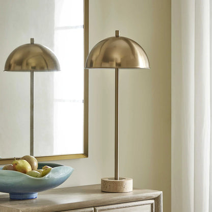 Brass Buffet Lamp