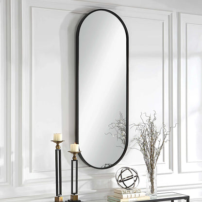 Minimalist Oval Mirror