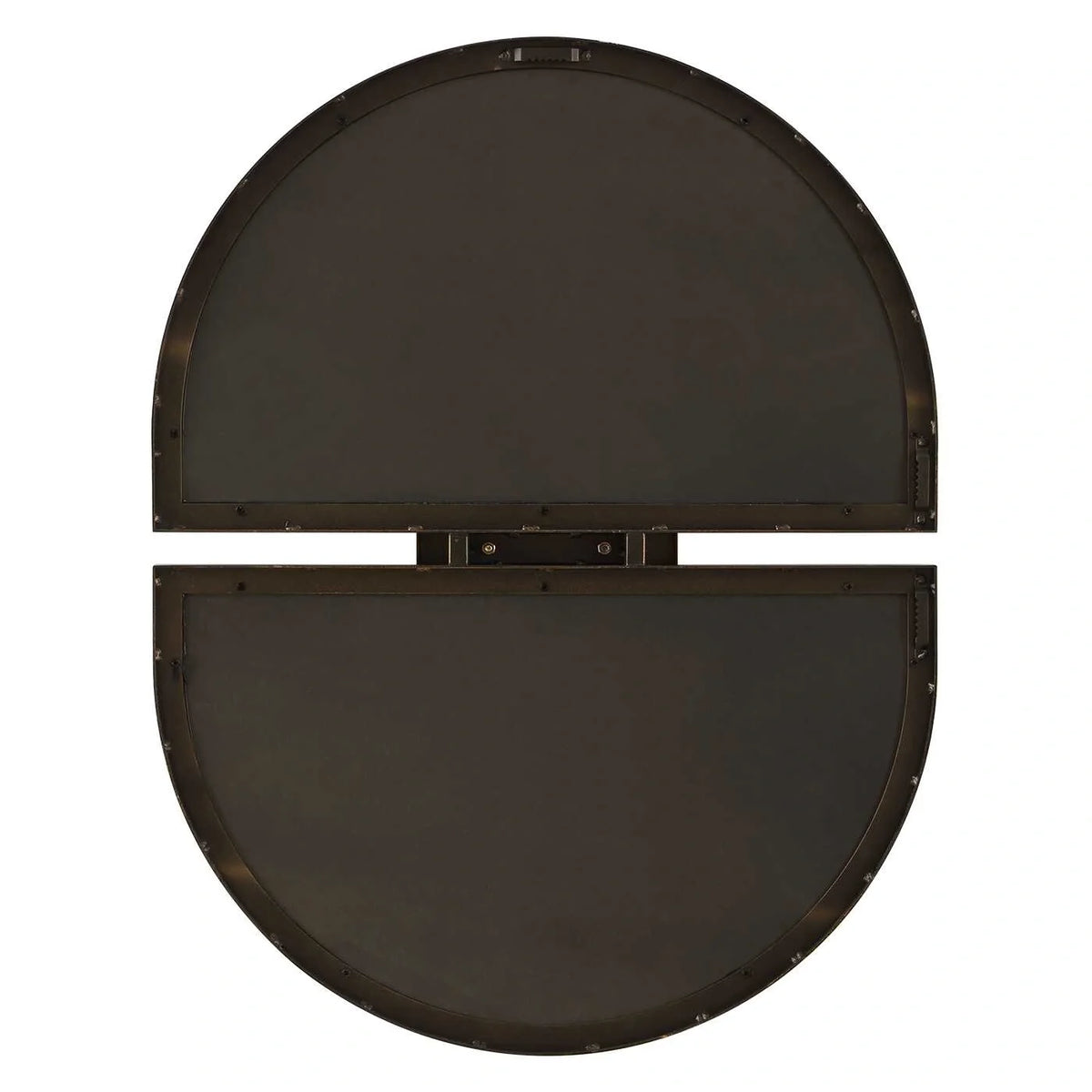Modern White Oval Mirror