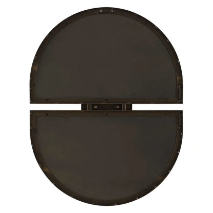 Modern White Oval Mirror