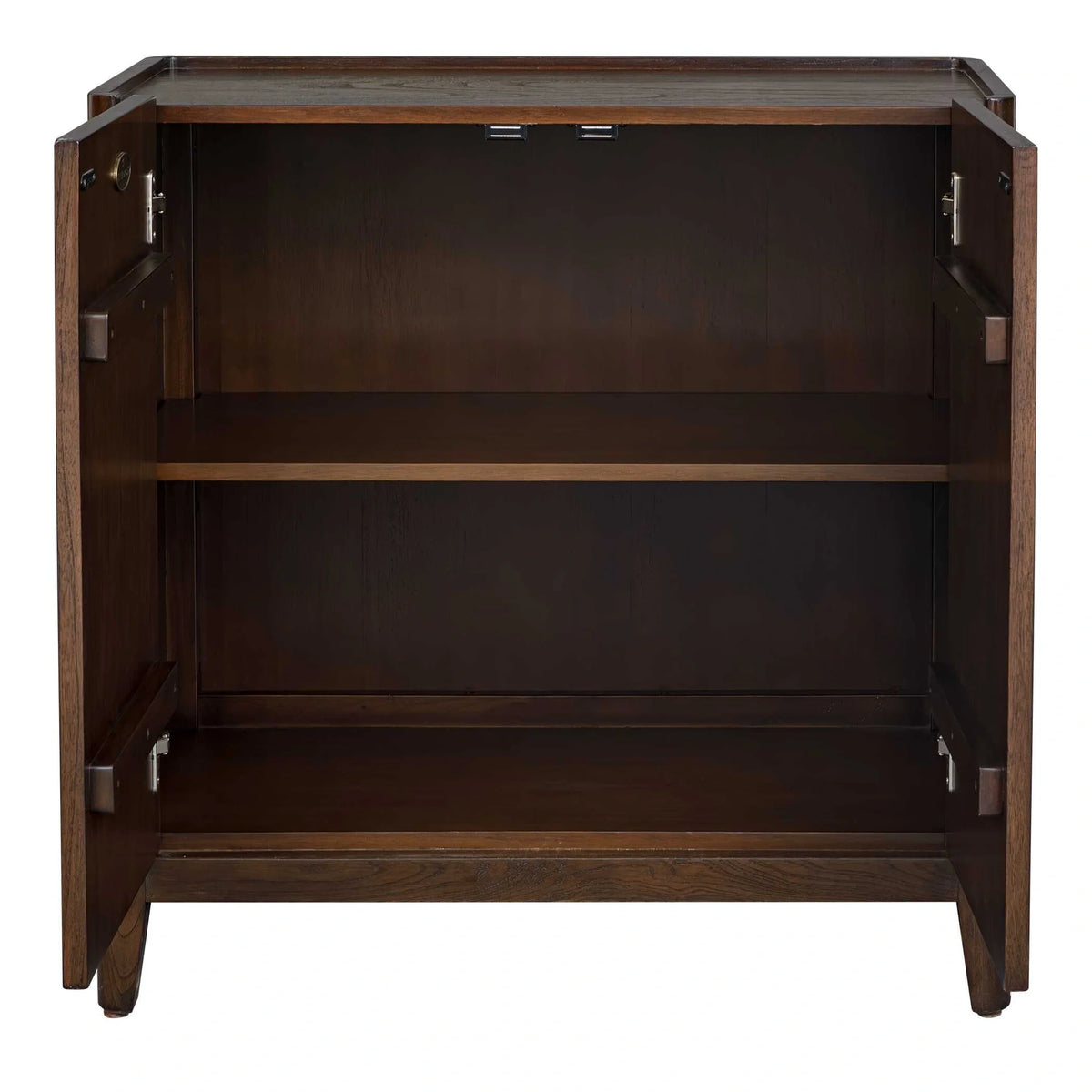 2-Door Walnut Cabinet