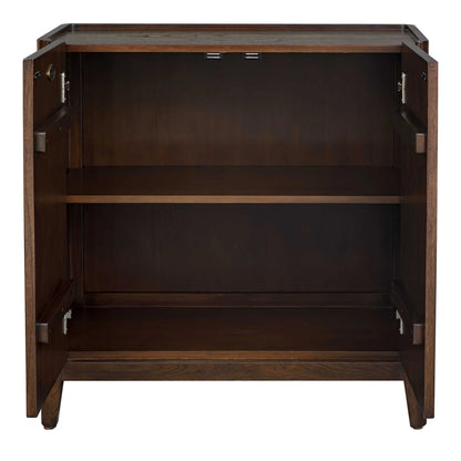 2-Door Walnut Cabinet