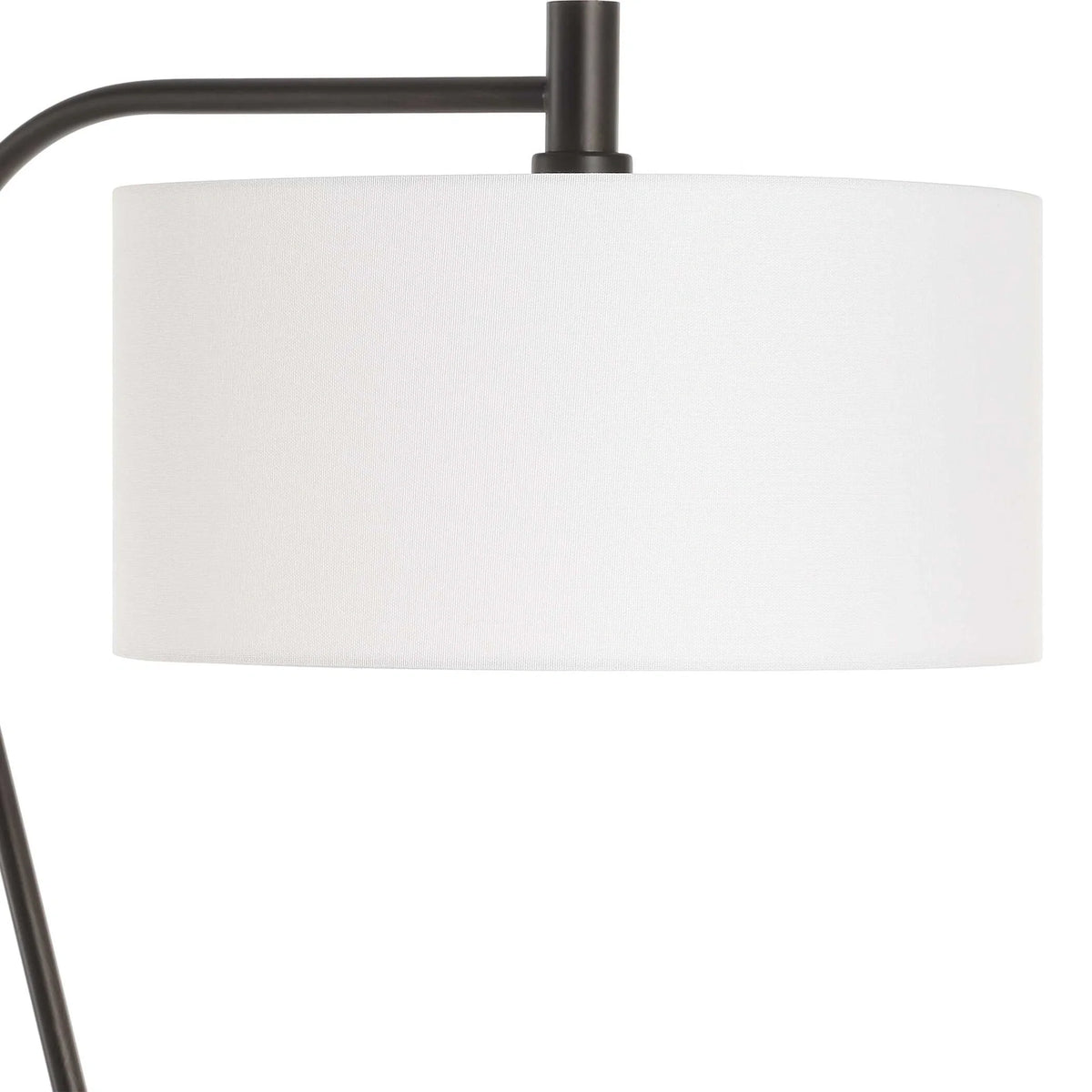 Curved Brass Floor Lamp