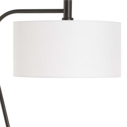 Curved Brass Floor Lamp