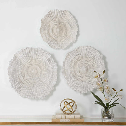Sea Coral Wall Decor, Set of 3