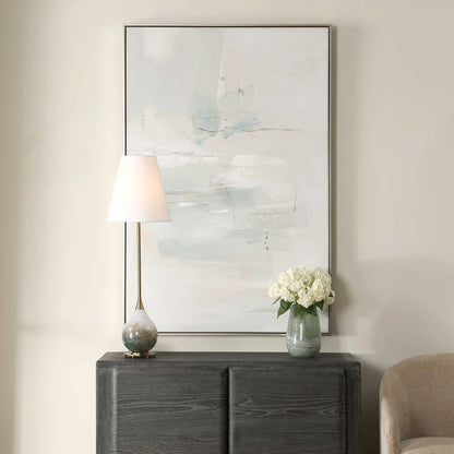 Gray & Sand Abstract Pencil Art