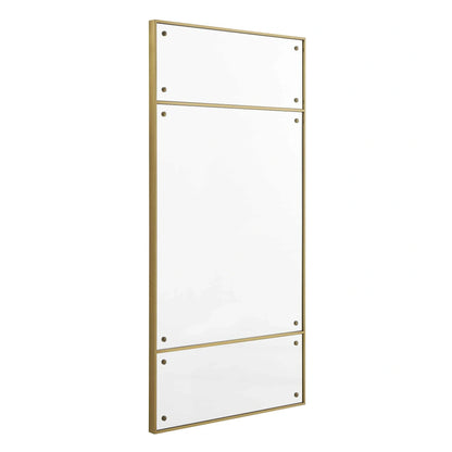 Brass Rectangular Mirror