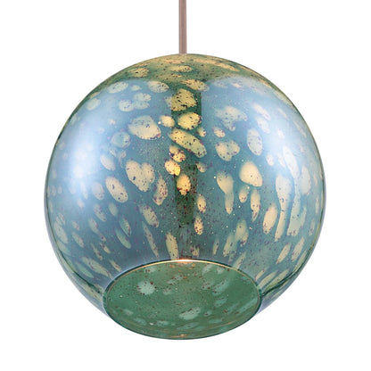Aqua Stone Glass Mini Pendant