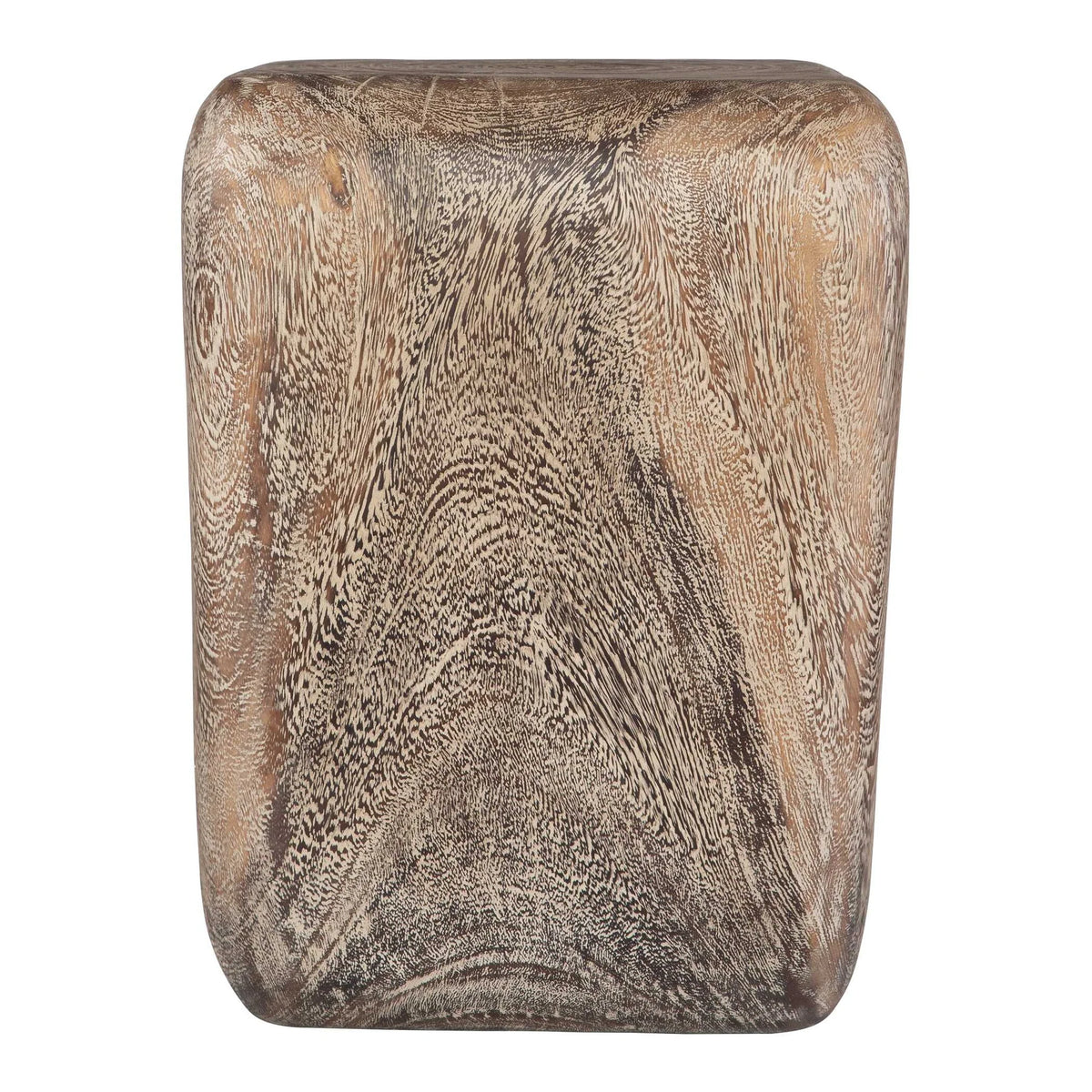 Bleached Wash Accent Stool