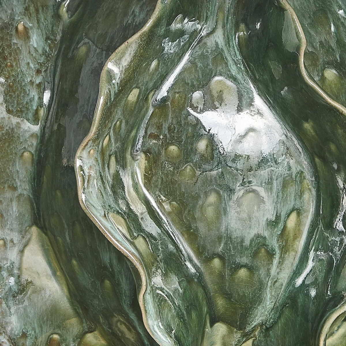 Deep Green Ceramic Table Lamp