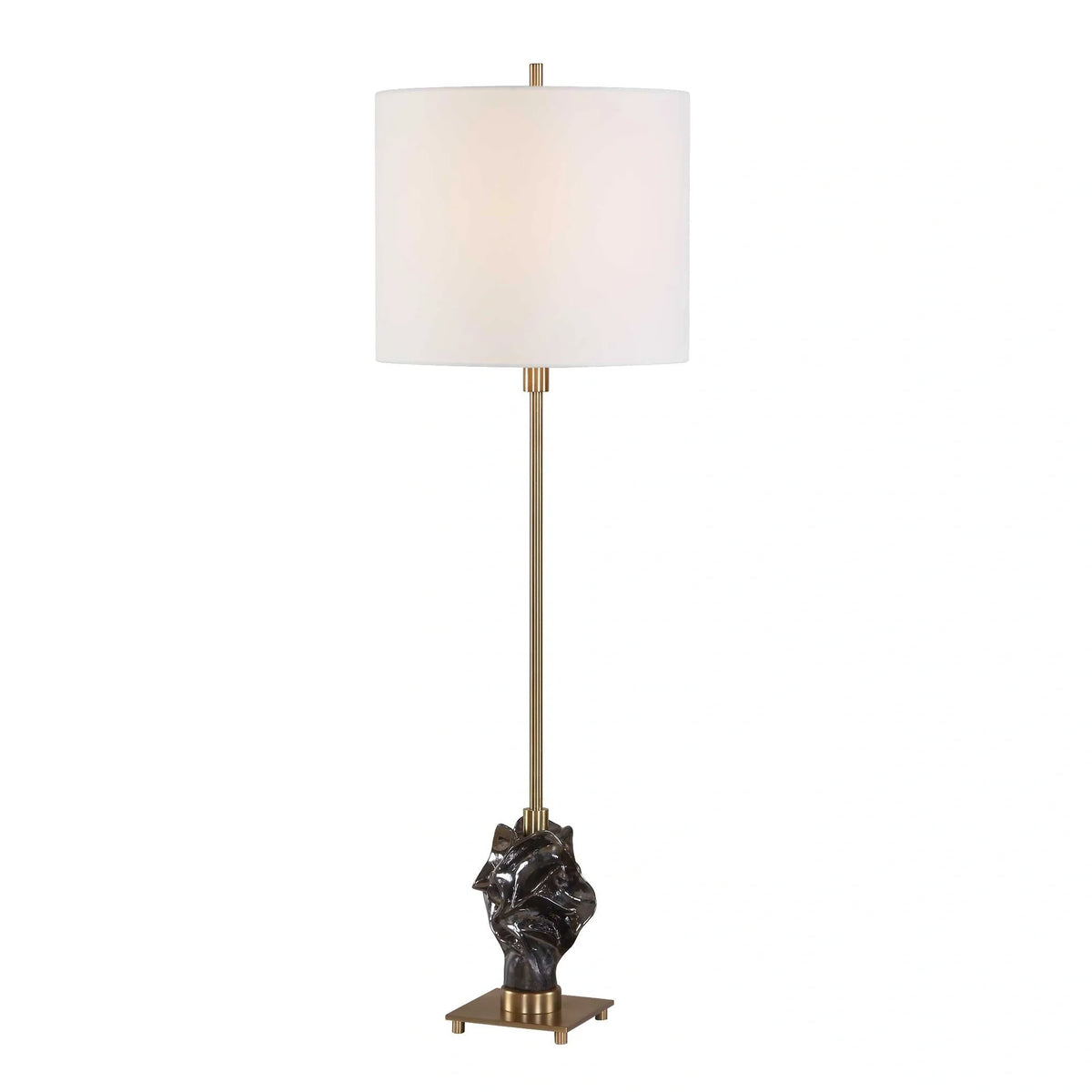 Sculptural Ceramic Buffet Lamp