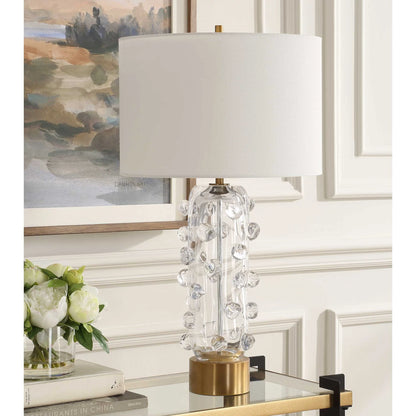 Clear Glass Table Lamp