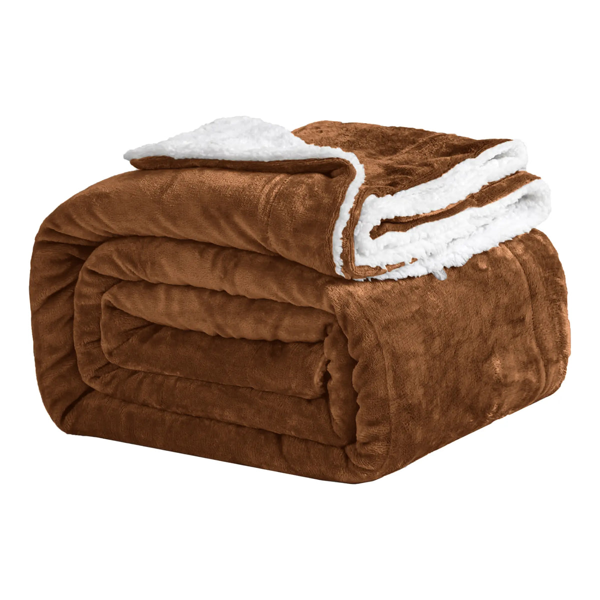 Imperial Homeware Sherpa Fleece Blanket, Dual-Layer 230 GSM Fleece and 180 GSM Sherpa, Warm Lightweight Throw for Bed, Sofa or Travel, Breathable Durable, King Queen Twin Throw Sizes, Easy Care