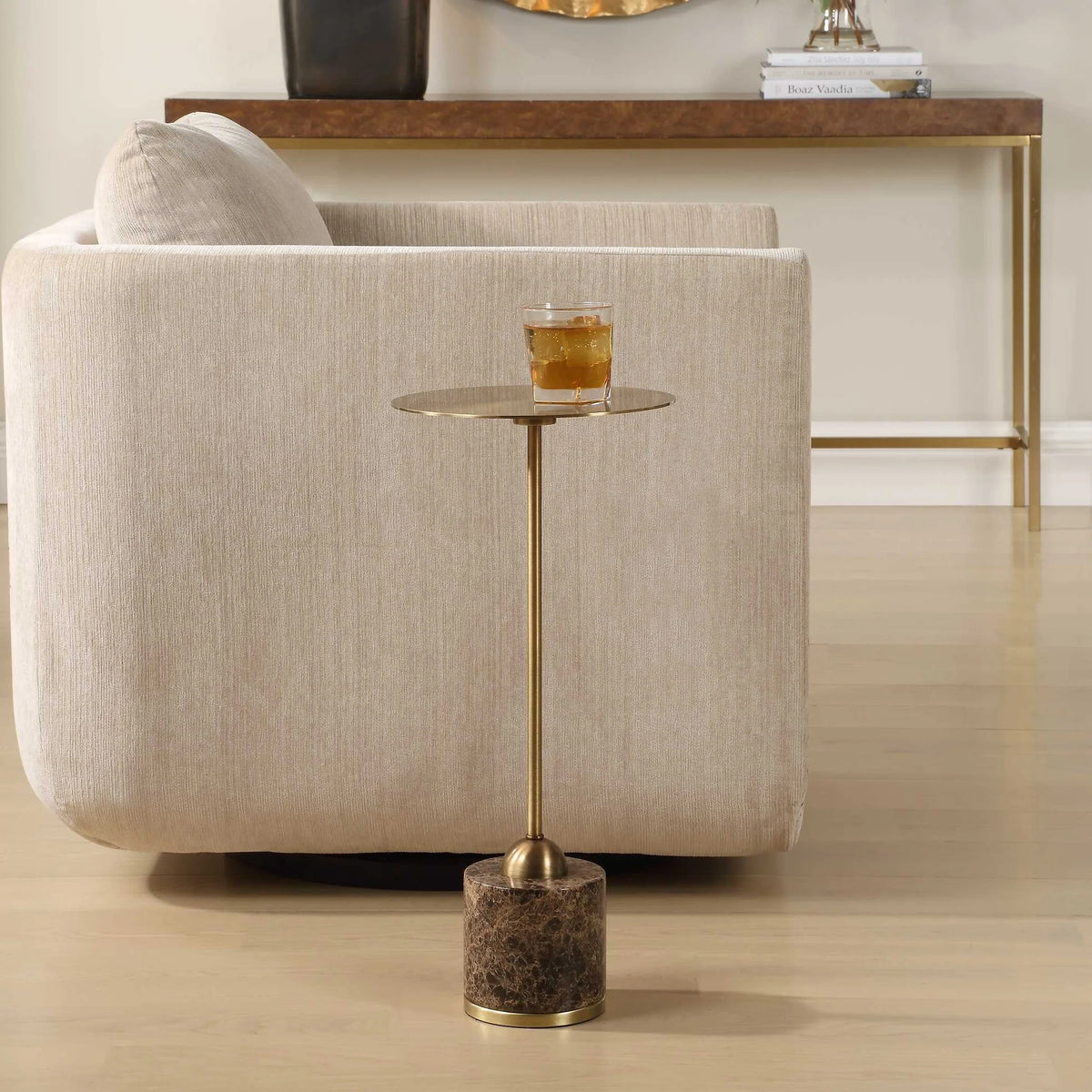 Brass Drink Table
