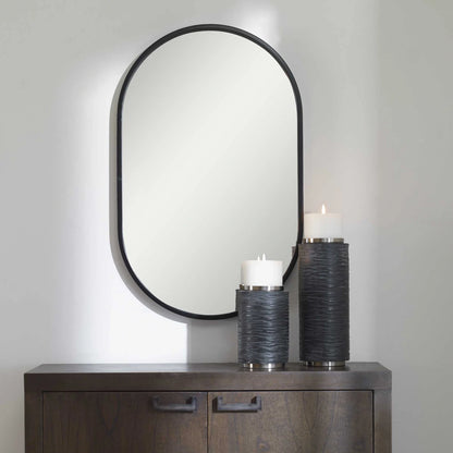 Minimalist Oval Mirror