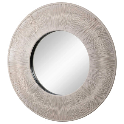 Rope-Wrapped Round Mirror