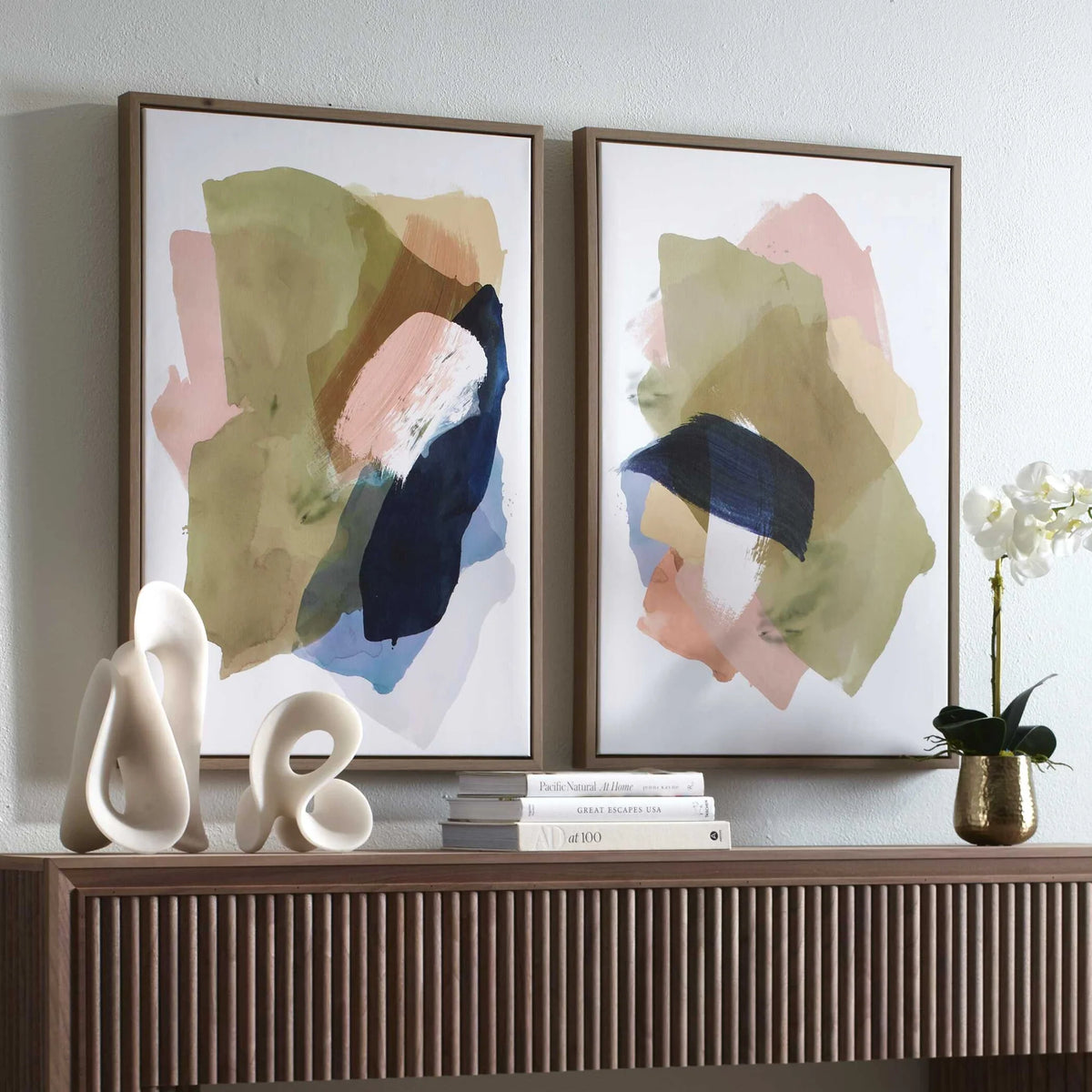 Afternoon Framed Canvases Set/2