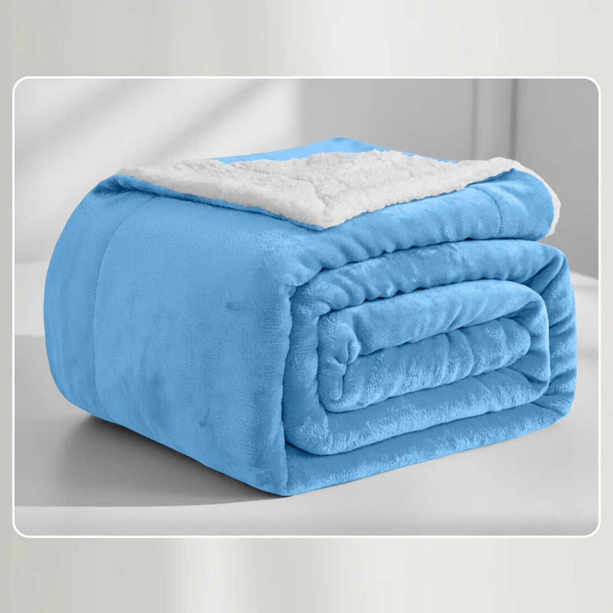 Soft Sherpa Fleece Throw Blankets - Dual-Layer Design with 230 GSM Fleece, 180 GSM Sherpa for Lightweight Warmth, Ideal for Relaxing Nights, Bed Layering; Available in Twin, Queen, King, Throw Sizes