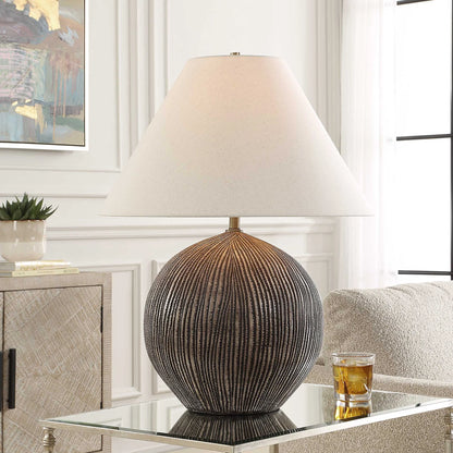 Dark Brown Table Lamp