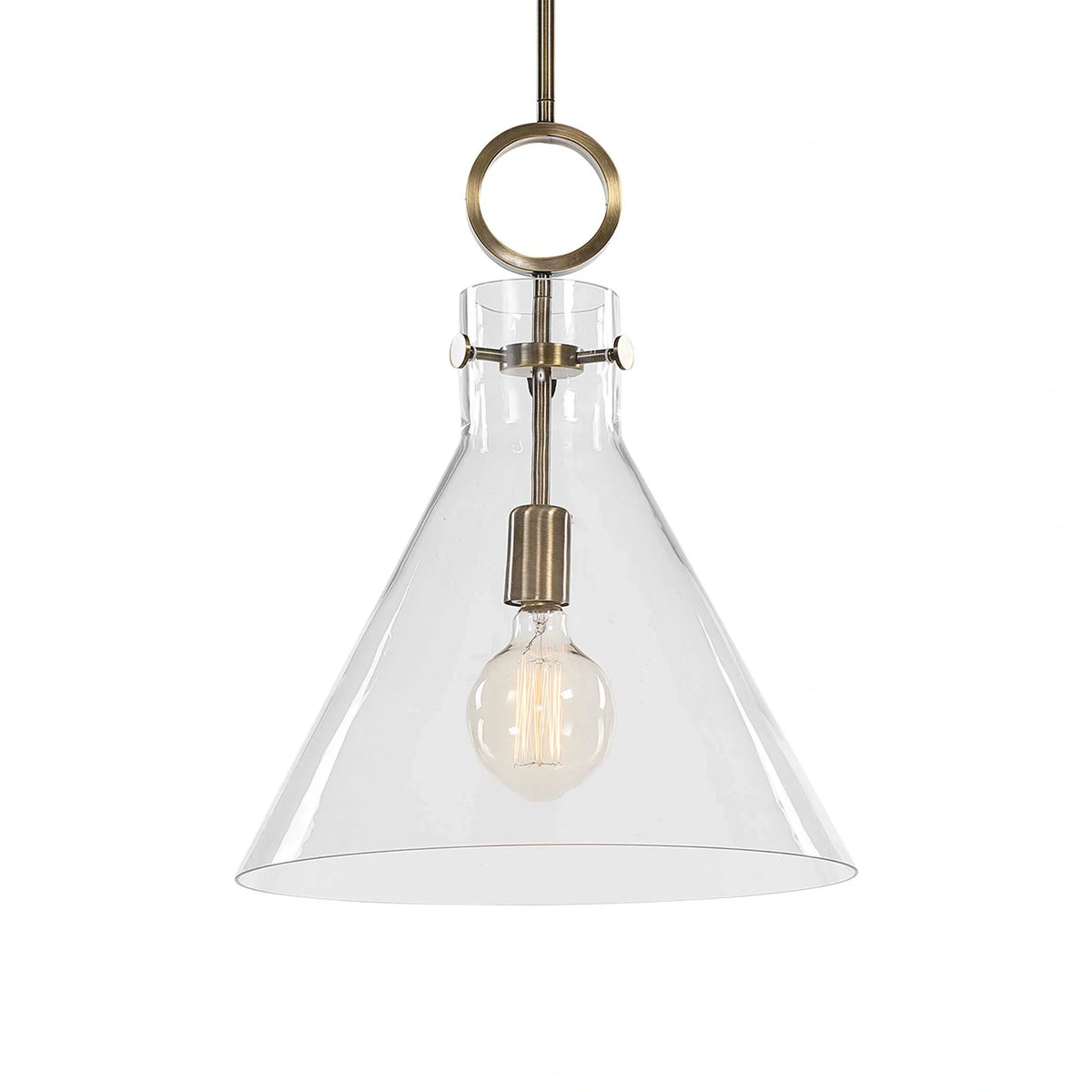 Funnel Glass Pendant Light