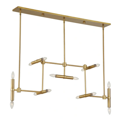 14 Light Modern Linear Pendant