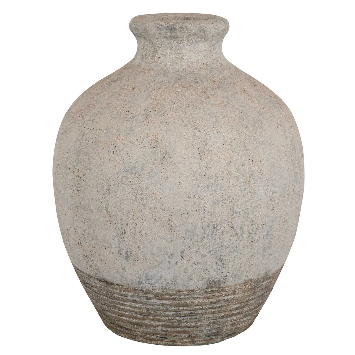 Oversized Rustic Concrete Vase