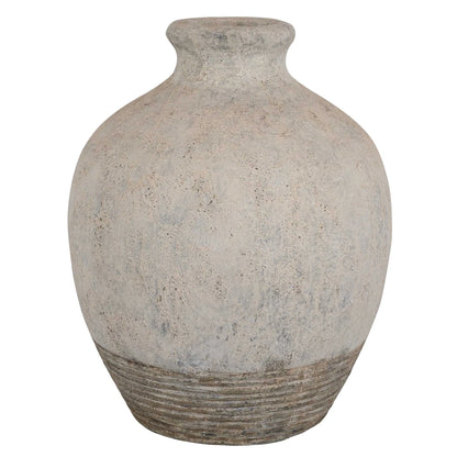 Oversized Rustic Concrete Vase