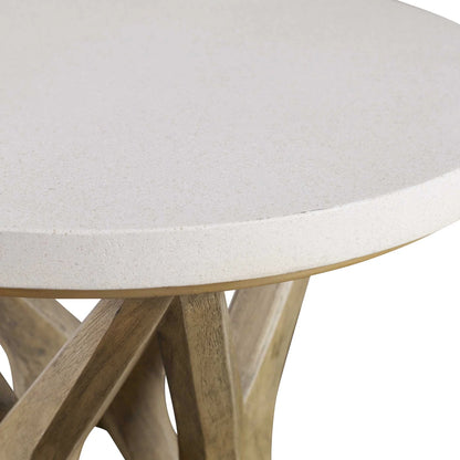 Limestone Side Table
