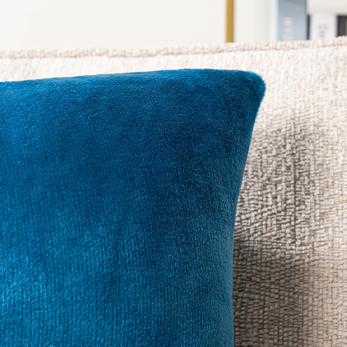 Pavilia Decorative Throw Pillow Covers - Set of 2 Velvet Cases for a Boho Aesthetic in Your Bedroom or Living Room