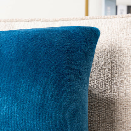 Pavilia Decorative Throw Pillow Covers - Set of 2 Velvet Cases for a Boho Aesthetic in Your Bedroom or Living Room