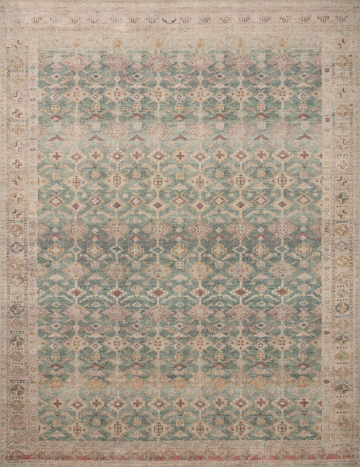 Angela Rose x Loloi Aubrey 18" x 18" Sample Rug