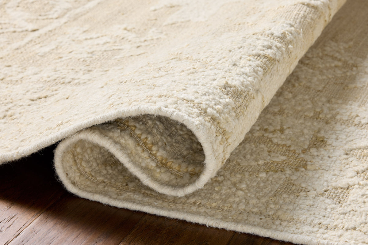 Loloi alara ivory / natural area rug