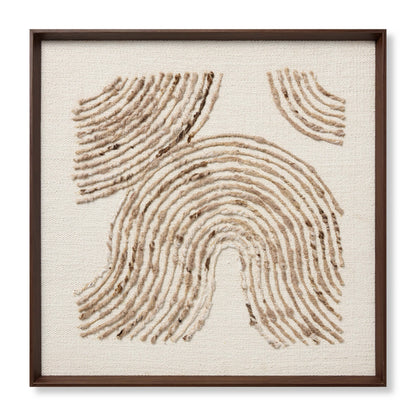 Loloi Flange Dark Brown 2'-9" x 2'-9" Wall Art