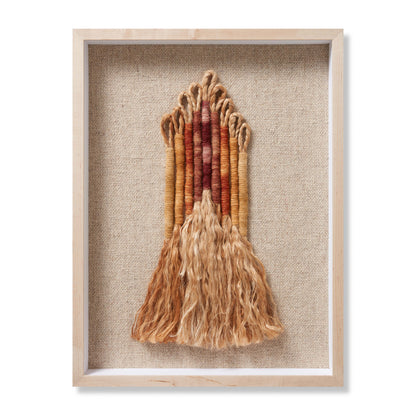 Loloi Chrissy Beige / Orange 1\'-7\" x 2\'-1\" Wall Art