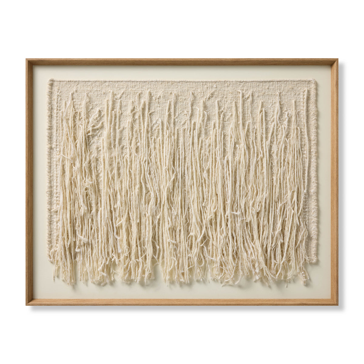 Loloi Ivory Falls Ivory / Ivory 4' x 3'-2" Wall Art