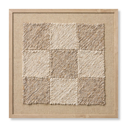 Loloi Caballero Beige / Ivory 2'-8\" x 2'-8\" Wall Art