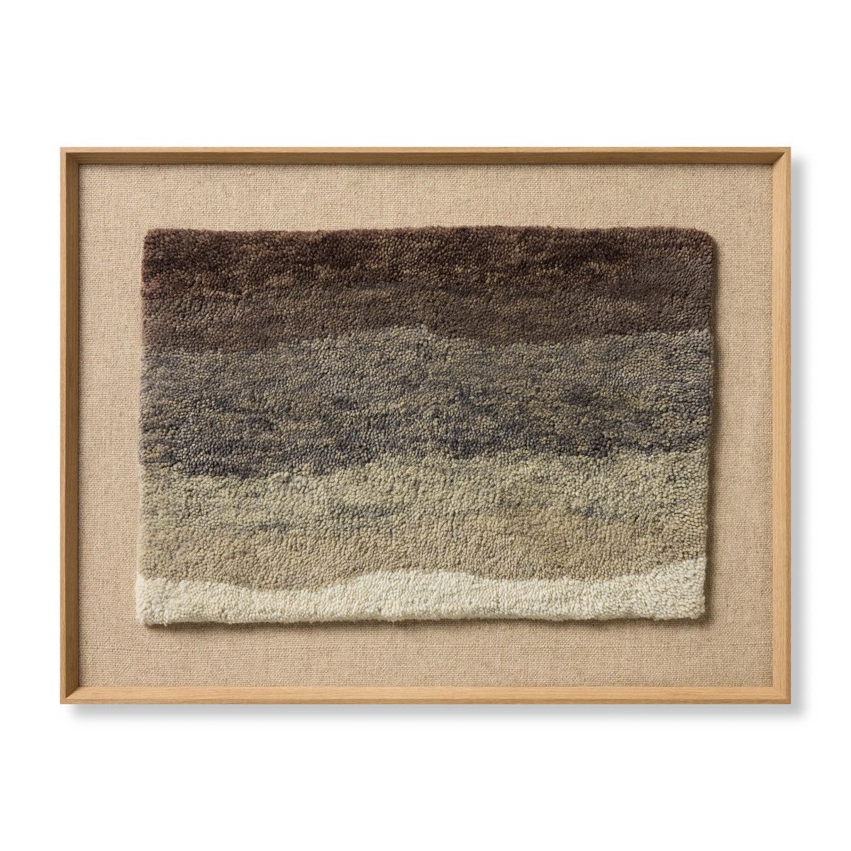 Loloi artico grey / beige 3'-6" x 2'-8" wall art
