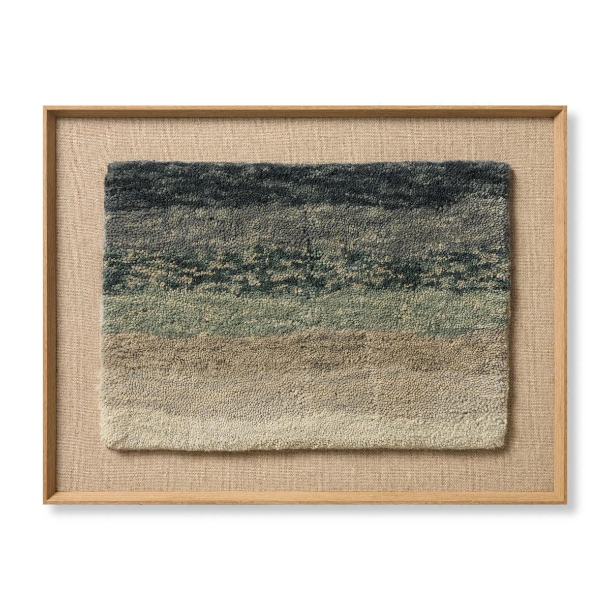 Loloi atlantico blue / black 3'-6" x 2'-8" wall art