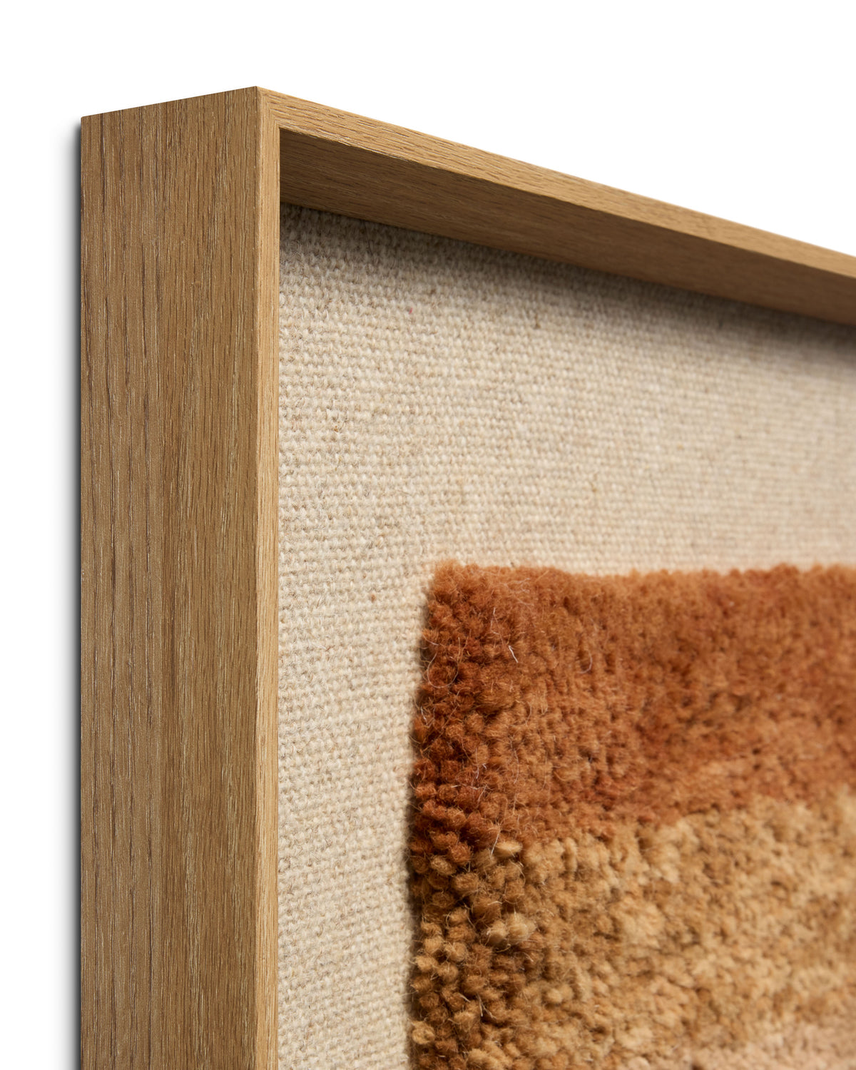 Loloi Orange / Beige 3'-6" x 2'-8" Wall Art