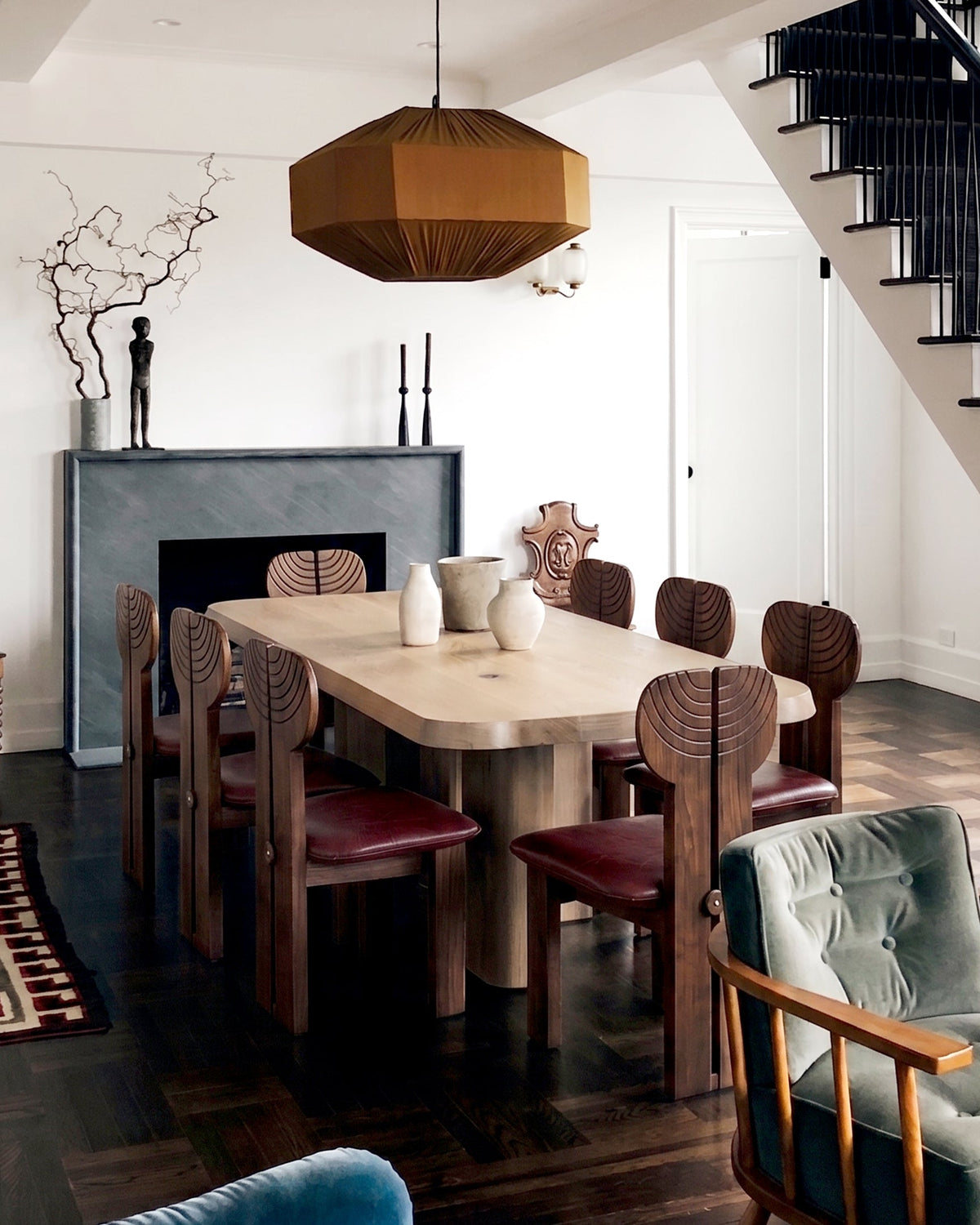 Elegant Africa-Inspired Accent Chair