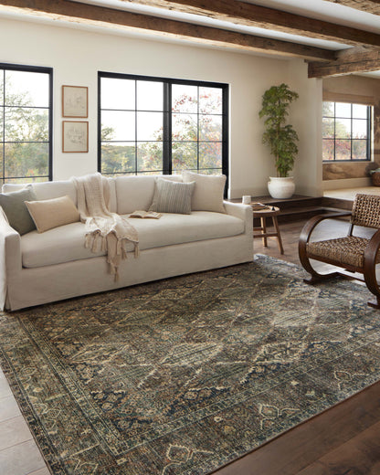 Magnolia Home by Joanna Gaines x Loloi Banks 18" x 18" Sample Rug