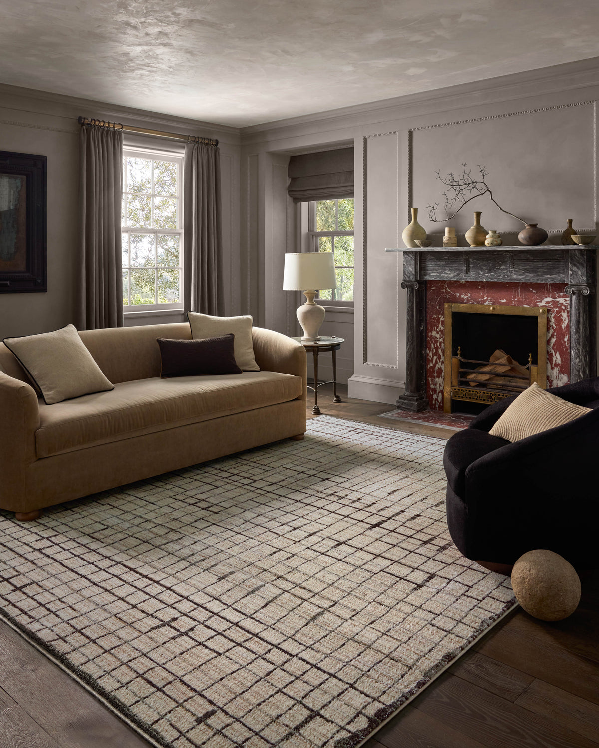 Jeremiah Brent x Loloi Bleecker 18" x 18" Sample Rug