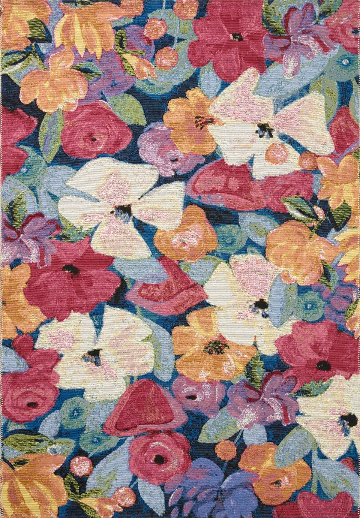 Loloi Botanical 3\'-3\" x 3\'-3\" Round Accent Rug
