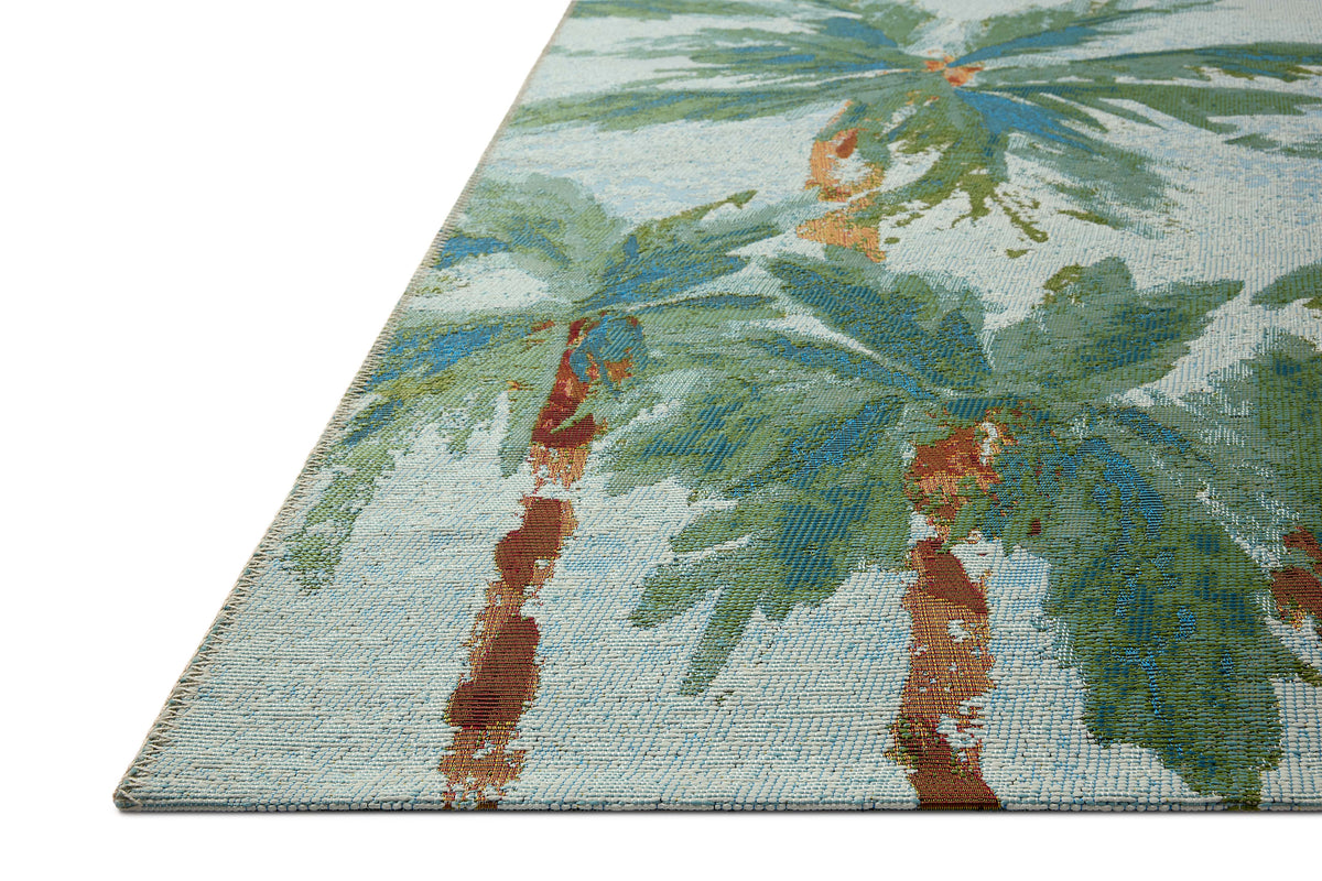Loloi Botanical 3\'-3\" x 3\'-3\" Round Area Rug