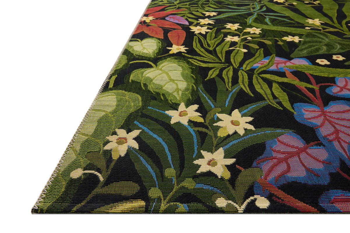 Loloi Botanical 3\'-3\" x 3\'-3\" Round Indoor/Outdoor Accent Rug